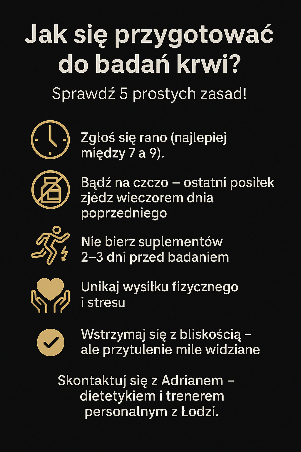 JAK PRZYGOTOWAĆ SIĘ DO BADAŃ KRWI?